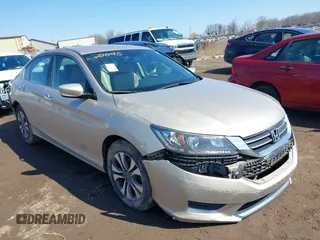 2015 Honda Accord LX with VIN 1HGCR2F32FA190095, listed as a IAAI auction lot 42020063 with 74,340 mi miles. Bid and sale history available at carsss.com. Image 1.
