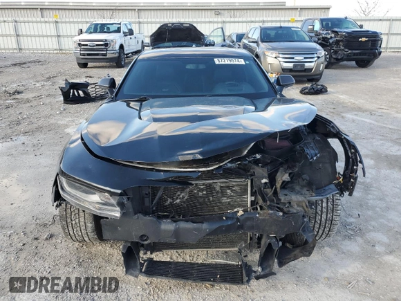 2017 Chevrolet Camaro 2SS with VIN 1G1FH1R74H0122406, listed as a Copart auction lot 87219574 with 104,464 mi miles and Salvage title. Bid and sale history available at DreamBid. Image 5.