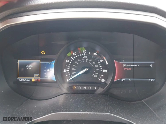 2015 Ford Edge SEL with VIN 2FMTK4J88FBB84108, listed as a IAAI auction lot 41785321 with 108,801 mi miles. Bid and sale history available at carsss.com. Image 7.