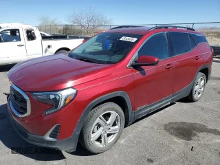 2018 GMC Terrain SLE with VIN 3GKALMEV5JL334315, listed as a Copart auction lot 49848485 with 91,302 mi miles and Salvage Title. Bid and sale history available at carsss.com. Image 1.