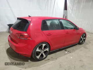 2016 Volkswagen Golf GTI SE with VIN 3VW5T7AU0GM038680, listed as a Copart auction lot 72386753 with 46,500 mi miles and Salvage Title. Bid and sale history available at carsss.com. Image 3.