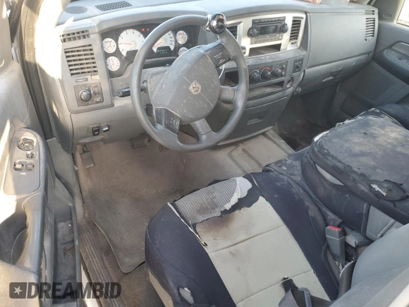 2007 Dodge 1500 SLT with VIN 1D7HA16P67J536715, listed as a Copart auction lot 85704944 with 243,412 mi miles and Salvage Title. Bid and sale history available at DreamBid. Image 8.