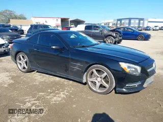 2014 Mercedes-Benz SL-Class SL 550 with VIN WDDJK7DA0EF027445, listed as a IAAI auction lot 41684493 with 162,533 mi miles. Bid and sale history available at carsss.com. Image 1.