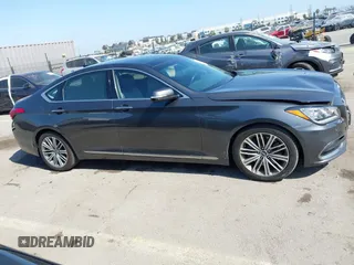 2018 Genesis G80 3.8L with VIN KMHGN4JEXJU266505, listed as a IAAI auction lot 42087994 with 58,251 mi miles and . Bid and sale history available at DreamBid. Image 13.