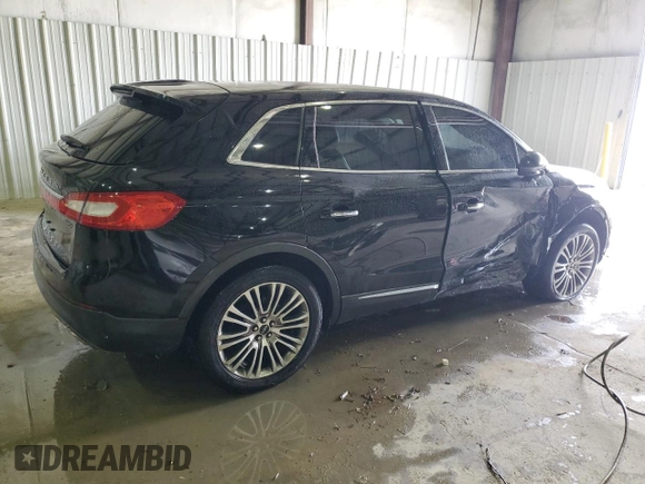 2016 Lincoln MKX Reserve with VIN 2LMTJ8LR1GBL68215, listed as a Copart auction lot 47885315 with 118,516 mi miles and Salvage Title. Bid and sale history available at DreamBid. Image 3.