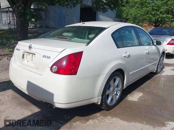 2004 Nissan Maxima SL with VIN 1N4BA41E24C882953, listed as a IAAI auction lot 42128172 with 190,413 mi miles and . Bid and sale history available at DreamBid. Image 4.