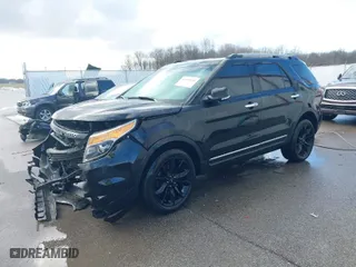 2014 Ford Explorer Limited with VIN 1FM5K8F82EGA63008, listed as a IAAI auction lot 41429938 with 1 mi miles. Bid and sale history available at carsss.com. Image 2.
