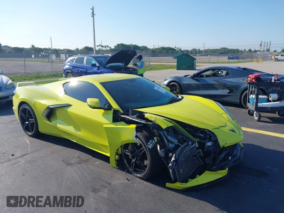 2023 Chevrolet Corvette 2LT with VIN 1G1YB2D40P5111501, listed as a IAAI auction lot 42319689 with 39,007 mi miles and . Bid and sale history available at DreamBid. Image 1.