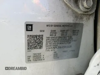 2018 GMC Acadia Denali with VIN 1GKKNPLS5JZ203628, listed as a Copart auction lot 60729155 with Not provided miles and Salvage title. Bid and sale history available at DreamBid. Image 13.