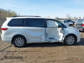 2017 Toyota Sienna with VIN 5TDDZ3DC3HS151274, listed as a IAAI auction lot 41936227 with 159,597 mi miles and . Bid and sale history available at DreamBid. Image 13.