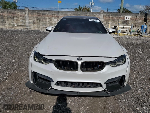 2015 BMW M4 with VIN WBS3R9C58FK330635, listed as a Copart auction lot 50525664 with 47,100 mi miles. Bid and sale history available at carsss.com. Image 5.
