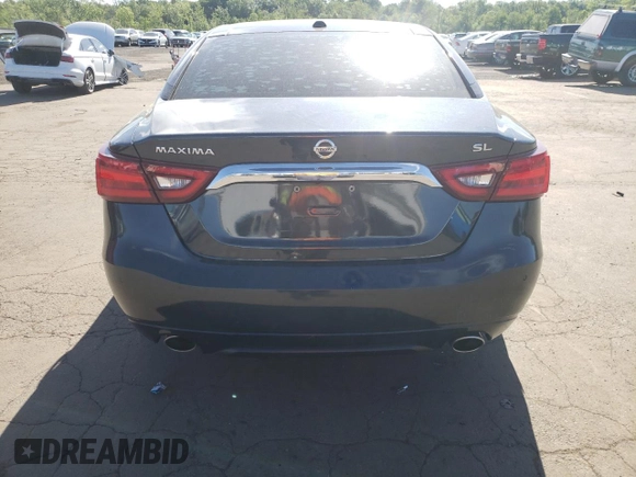 2017 Nissan Maxima SL with VIN 1N4AA6AP9HC434613, listed as a Copart auction lot 57560025 with 99,433 mi miles and Salvage title. Bid and sale history available at DreamBid. Image 6.
