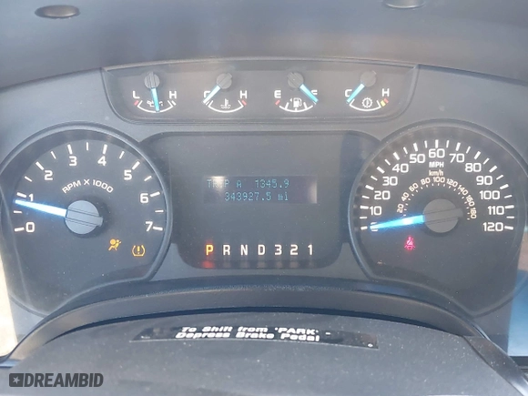 2014 Ford F-150 XL with VIN 1FTNF1CF7EKD17361, listed as a IAAI auction lot 41354725 with 343,927 mi miles. Bid and sale history available at carsss.com. Image 7.