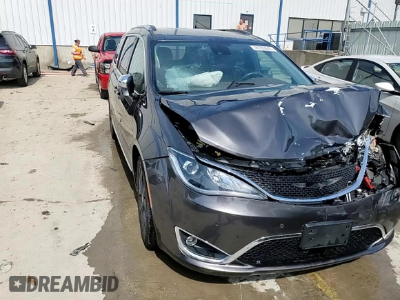 2017 Chrysler Pacifica Limited with VIN 2C4RC1GG5HR533731, listed as a Copart auction lot 48780245 with Not Provided miles and Non Repairable. Bid and sale history available at DreamBid. Image 14.