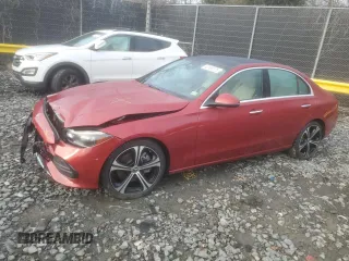 2022 Mercedes-Benz C 300 with VIN W1KAF4HB7NR064450, listed as a Copart auction lot 43190125 with 21,564 mi miles and Salvage Title. Bid and sale history available at DreamBid. Image 1.