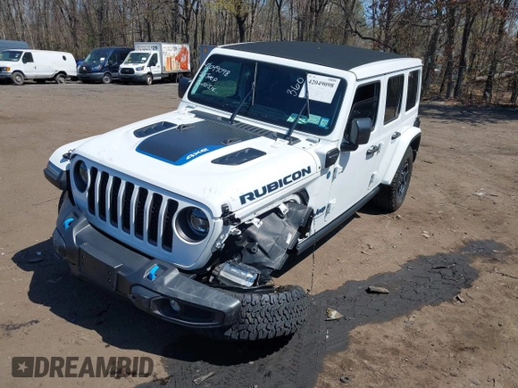 2023 Jeep Wrangler Rubicon with VIN 1C4JJXR68PW584303, listed as a IAAI auction lot 42049098 with 29,565 mi miles and . Bid and sale history available at DreamBid. Image 6.