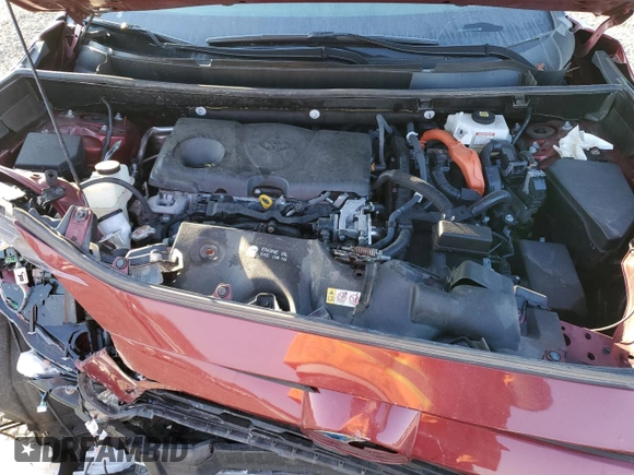 2021 Toyota RAV4 Hybrid XLE with VIN JTMRWRFV7MD130630, listed as a Copart auction lot 76802014 with 0 mi miles and Salvage Title. Bid and sale history available at carsss.com. Image 13.
