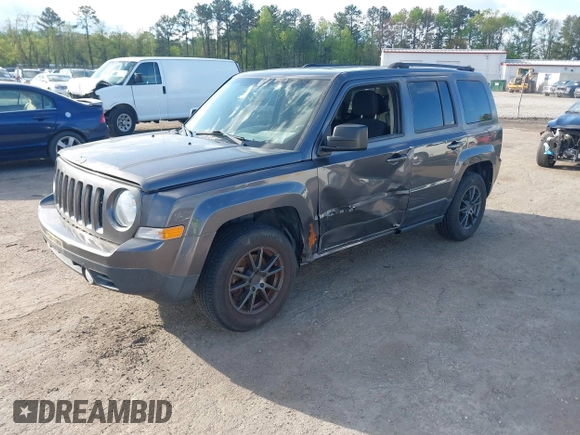 2016 Jeep Patriot Sport with VIN 1C4NJPBA9GD675253, listed as a IAAI auction lot 42058124 with 152,028 mi miles. Bid and sale history available at carsss.com. Image 2.