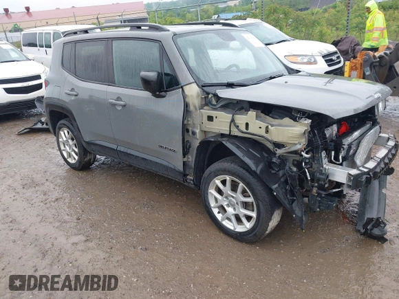 2020 Jeep Renegade Sport with VIN ZACNJBAB1LPL94733, listed as a IAAI auction lot 42310383 with 63,653 mi miles and . Bid and sale history available at DreamBid. Image 1.