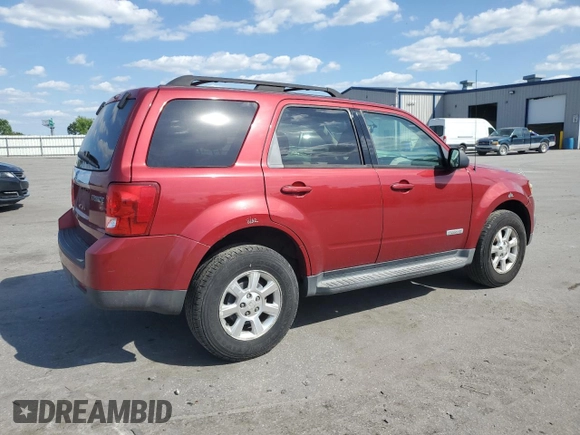 2008 Mazda Tribute Touring with VIN 4F2CZ96108KM14483, listed as a Copart auction lot 55091955 with 133,397 mi miles and Salvage Title. Bid and sale history available at DreamBid. Image 3.