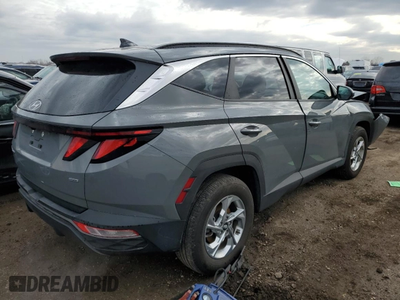 2024 Hyundai Tucson SEL with VIN 5NMJBCDE4RH383881, listed as a Copart auction lot 50635275 with 16,845 mi miles and Salvage Title. Bid and sale history available at carsss.com. Image 3.