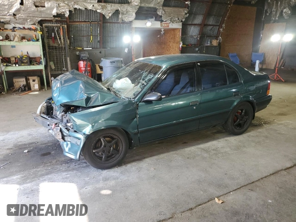 1996 Toyota Tercel DX z VIN JT2BC52L7T7044201, wystawiony jako Copart lot #77190074 z przebiegiem Nie podano mil oraz Szkoda całkowita • Salvage title. Historia ofert i sprzedaży dostępna na DreamBid. Obrazek 1.