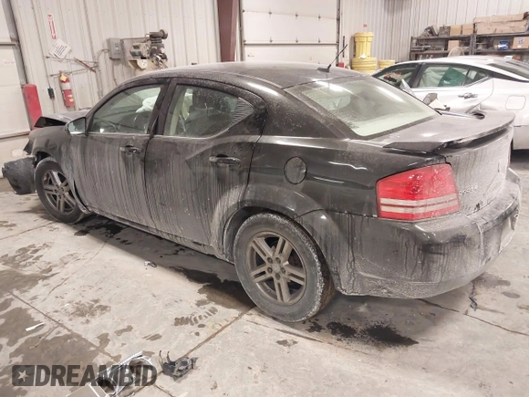 2010 Dodge Avenger R/T with VIN 1B3CC5FB0AN129498, listed as a IAAI auction lot 41626357 with 182,104 mi miles. Bid and sale history available at carsss.com. Image 3.