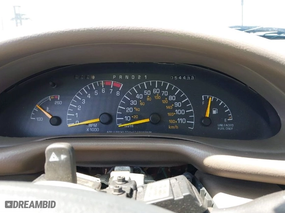 1998 Pontiac Sunfire SE with VIN 1G2JB5246W7538718, listed as a IAAI auction lot 41858046 with 54,433 mi miles. Bid and sale history available at carsss.com. Image 7.