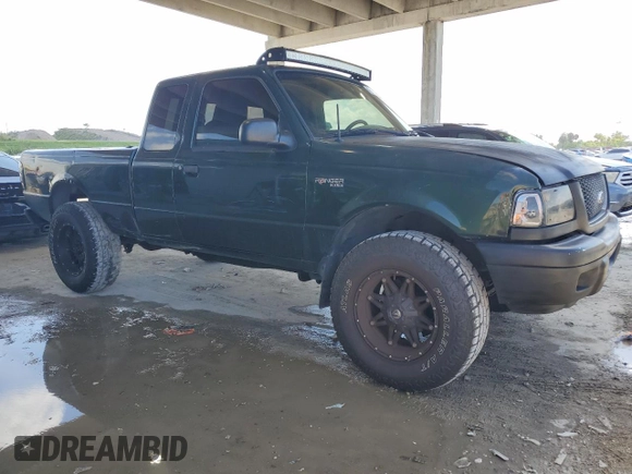 2001 Ford Ranger XLT Appearance with VIN 1FTYR14E91TA36824, listed as a Copart auction lot 65536015 with 126,362 mi miles and Non repairable. Bid and sale history available at DreamBid. Image 4.