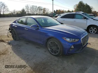 2019 Genesis G70 2.0T Advanced with VIN KMTG64LA5KU036272, listed as a Copart auction lot 77850624 with 0 mi miles and Salvage Title. Bid and sale history available at carsss.com. Image 4.