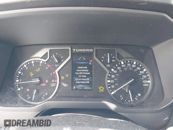 2022 Toyota Tundra 2WD SR5 with VIN 5TFLA5AB5NX006754, listed as a IAAI auction lot 41498895 with 50,042 mi miles. Bid and sale history available at carsss.com. Image 7.