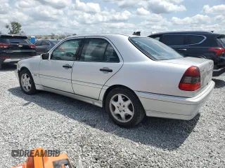 2000 Mercedes-Benz C 230 Kompressor with VIN WDBHA24G1YA833250, listed as a Copart auction lot 55699635 with 75,805 mi miles and Salvage Title. Bid and sale history available at DreamBid. Image 2.