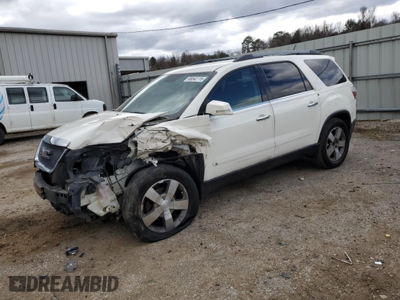 2010 GMC Acadia SLT1 with VIN 1GKLRMED3AJ109218, listed as a Copart auction lot 48042715 with 163,305 mi miles and Salvage title. Bid and sale history available at DreamBid. Image 1.