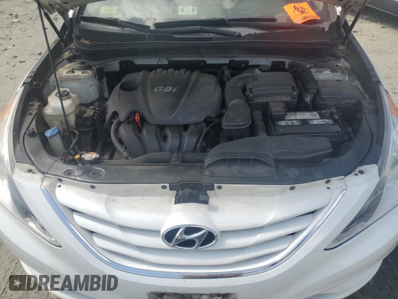 2013 Hyundai Sonata GLS with VIN 5NPEB4AC1DH803019, listed as a Copart auction lot 54192145 with 166,456 mi miles and Salvage Title. Bid and sale history available at carsss.com. Image 11.