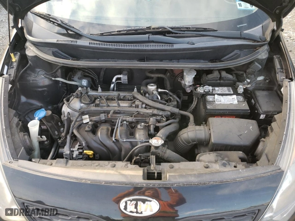 2012 Kia Rio LX with VIN KNADM5A34C6023937, listed as a Copart auction lot 88561025 with 130,907 mi miles and Salvage Title. Bid and sale history available at carsss.com. Image 12.