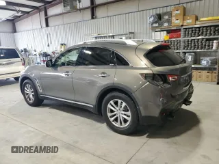 2012 Infiniti FX with VIN JN8AS1MW8CM150636, listed as a Copart auction lot 66044724 with 99,332 mi miles and Salvage Title. Bid and sale history available at carsss.com. Image 2.