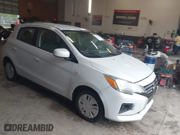 2021 Mitsubishi Mirage ES z VIN ML32AUHJ9MH008568, wystawiony jako IAAI lot #42428758 z przebiegiem 69 863 mil mil oraz . Historia ofert i sprzedaży dostępna na DreamBid. Obrazek 1.