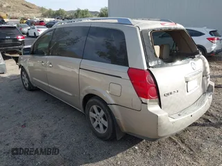 2007 Nissan Quest S with VIN 5N1BV28U17N115387, listed as a IAAI auction lot 41686151 with 234,411 mi miles. Bid and sale history available at carsss.com. Image 3.