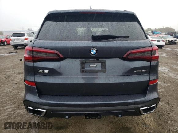 2021 BMW X5 sDrive40i with VIN 5UXCR4C01M9E98458, listed as a Copart auction lot 44289113 with 26,672 mi miles. Bid and sale history available at carsss.com. Image 6.