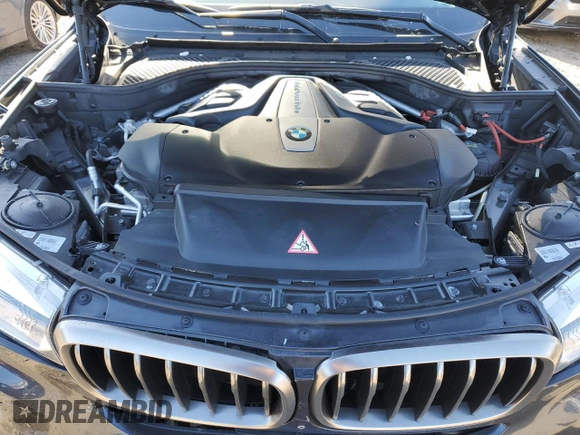2016 BMW X6 xDrive50i with VIN 5UXKU6C59G0S82414, listed as a Copart auction lot 46219425 with 77,359 mi miles and Salvage Title. Bid and sale history available at carsss.com. Image 12.
