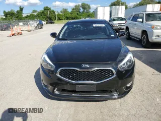 2015 Kia Cadenza Premium with VIN KNALN4D72F5176604, listed as a Copart auction lot 58287744 with 69,419 mi miles and Salvage Title. Bid and sale history available at carsss.com. Image 5.