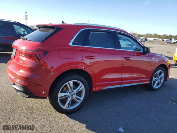 2019 Audi Q3 Technik with VIN WA1FECF34K1072938, listed as a Copart auction lot 44353365 with 17,043 mi miles and Non Repairable. Bid and sale history available at carsss.com. Image 3.
