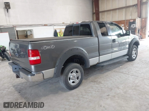 2005 Ford F-150 XLT with VIN 1FTPX14515NA34965, listed as a IAAI auction lot 42582315 with 178,636 mi miles and . Bid and sale history available at DreamBid. Image 4.