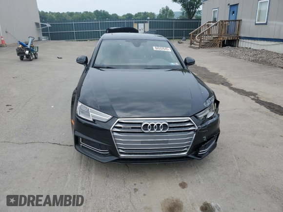 2017 Audi A4 Premium with VIN WAUDNAF40HN050153, listed as a Copart auction lot 60552645 with 117,318 mi miles and Salvage title. Bid and sale history available at DreamBid. Image 5.