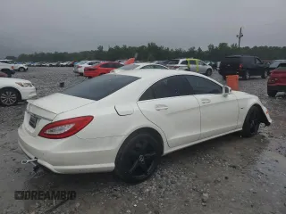 2012 Mercedes-Benz CLS 550 with VIN WDDLJ7DB1CA025721, listed as a Copart auction lot 58651035 with 234,442 mi miles and Salvage title. Bid and sale history available at DreamBid. Image 3.
