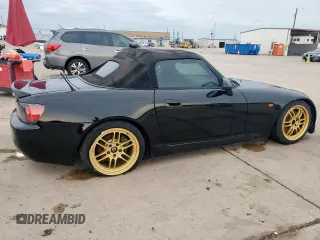 2000 Honda S2000 z VIN JHMAP1145YT002603, wystawiony jako Copart lot #55427045 z przebiegiem 163 228 mil mil oraz Szkoda całkowita • Salvage title. Historia ofert i sprzedaży dostępna na DreamBid. Obrazek 3.
