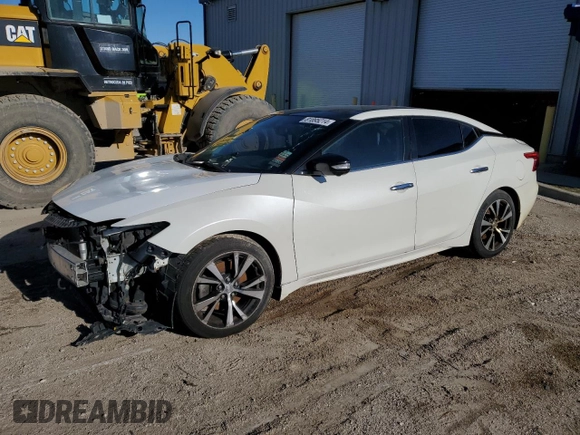 2017 Nissan Maxima S with VIN 1N4AA6AP3HC455327, listed as a Copart auction lot 81895214 with 97,632 mi miles and Non repairable. Bid and sale history available at DreamBid. Image 1.