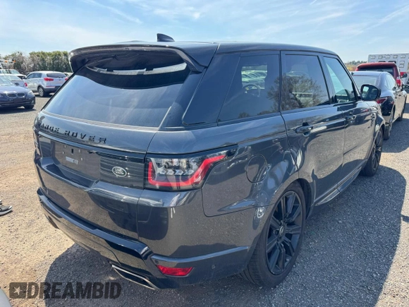 2022 Land Rover Range Rover Sport HST with VIN SALWS2RU6NA223241, listed as a Copart auction lot 54713115 with 50,391 mi miles and Clean Title. Bid and sale history available at carsss.com. Image 3.