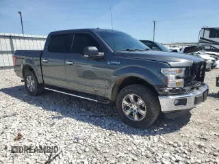 2015 Ford F-150 XLT with VIN 1FTEW1EP2FFC13389, listed as a Copart auction lot 53381205 with 185,801 mi miles and Salvage title. Bid and sale history available at DreamBid. Image 4.