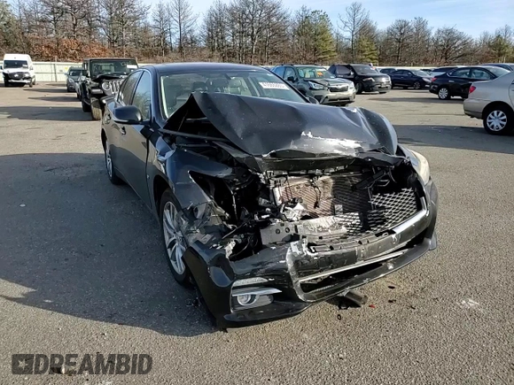 2014 Infiniti Q50 Premium with VIN JN1BV7ARXEM688219, listed as a Copart auction lot 41666885 with 143,813 mi miles and Salvage Title. Bid and sale history available at DreamBid. Image 11.